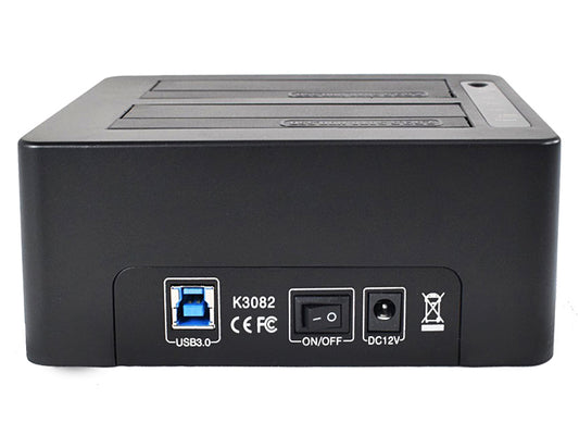 Maiwo K3082 Dockingstation - 2,5 3,5 SATA HDD - USB 3.1 GEN1 - Tot 14 TB - ondersteuning voor SATAIII - 5 Gbps - Zwart