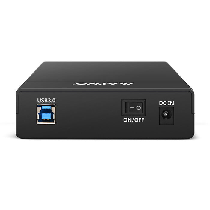 Maiwo K3568A Externe 3,5 "SATA HDD behuizing - USB 3.1 GEN1 - 5 Gbps - tot 8 TB - Zwart