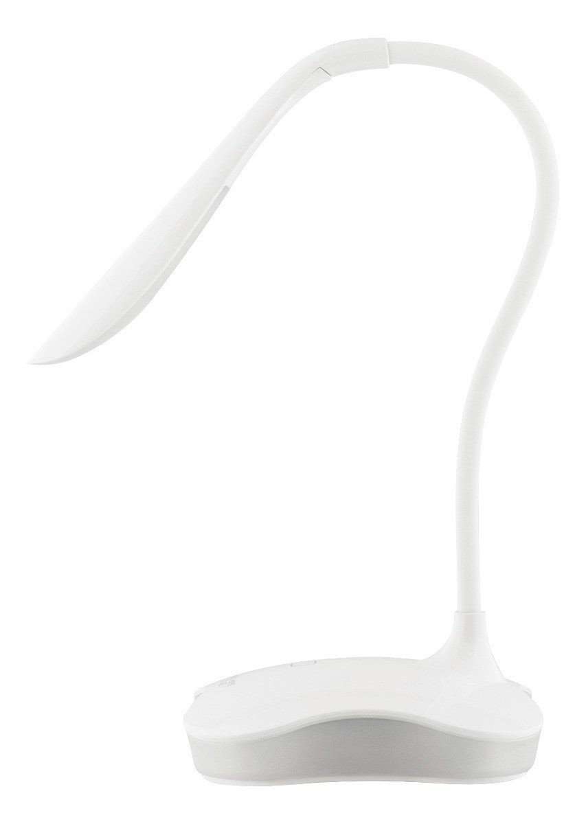 NORDIC HOME CULTURE LGT-003 - 2-in-1 LED-tafellamp, 3 lichtniveaus, nachtlampje, USB / batterij - wit
