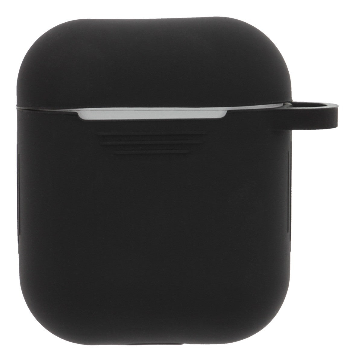 DELTACO MCASE-AIRPS001 Zachte siliconen hoes voor oplaadcase AirPods - Gripvriendelijk - Zwart