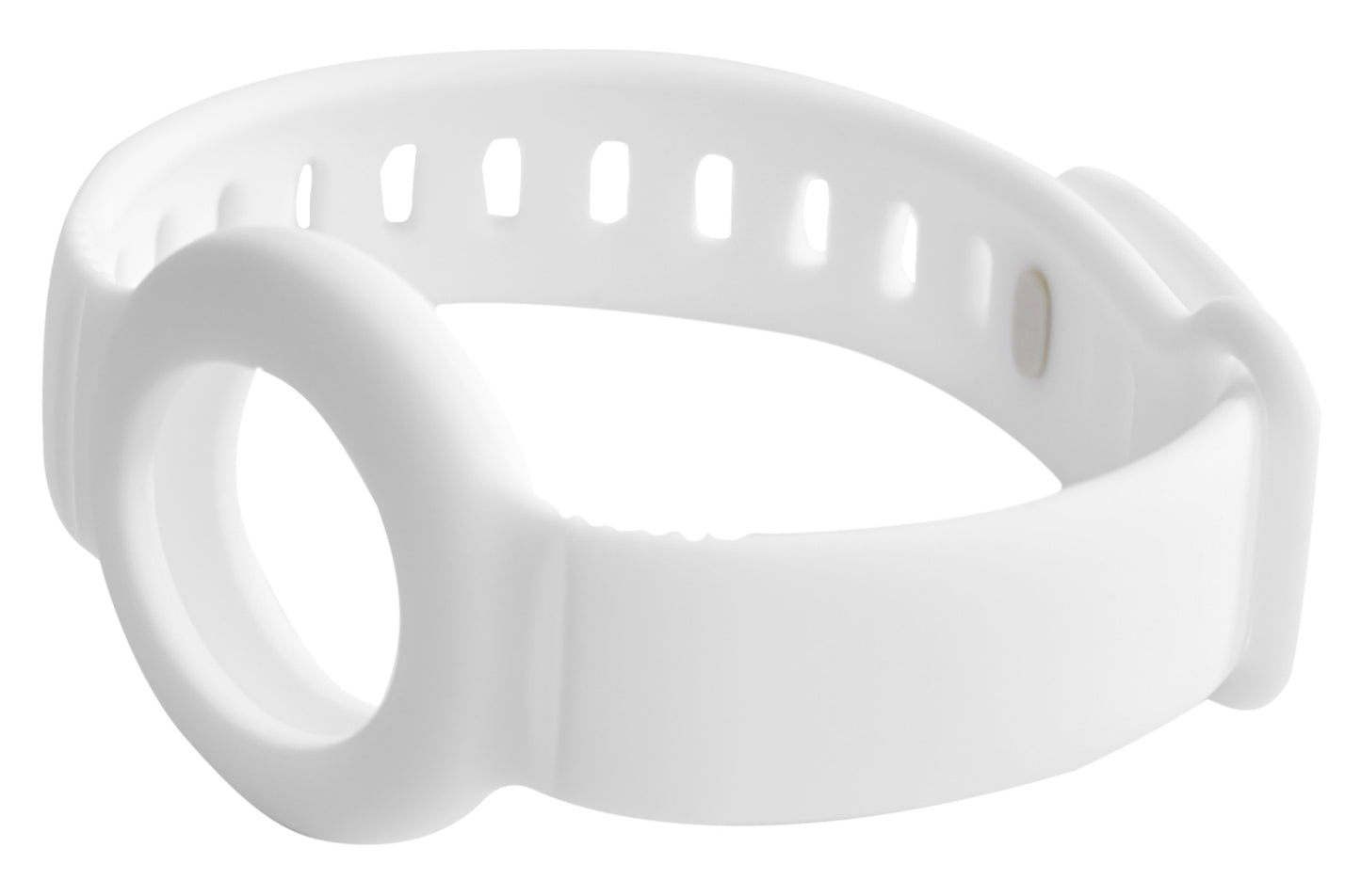 DELTACO MCASE-TAG17 Siliconen armband geschikt voor tracker voor kwijtgeraakte spullen - Verstelbaar - Wit