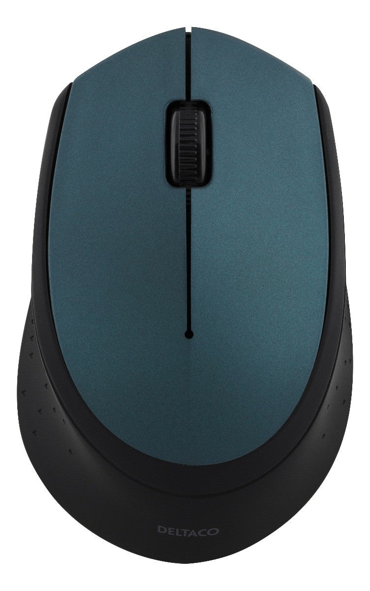 DELTACO MS-461 Draadloze optische muis 1200 DPI - met USB nano ontvanger - Blauw