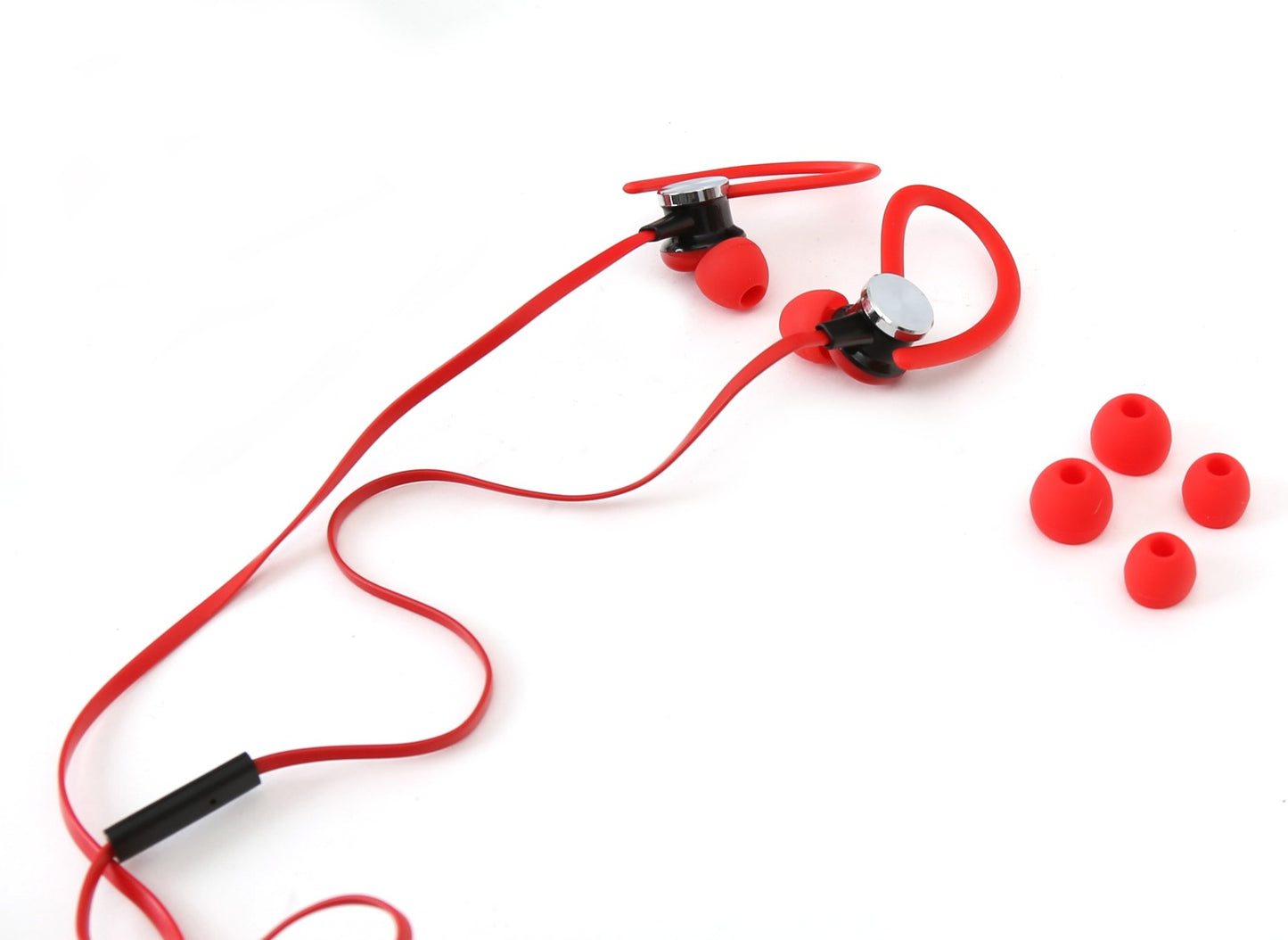 Platinet PM1070R Sports Armband and Sports Earphones Set - With Microphone - Universal - Red