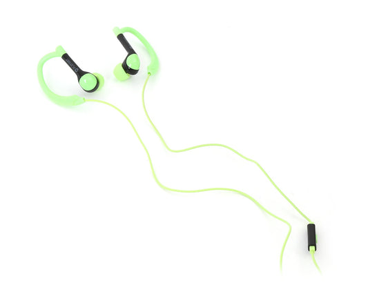 Platinet PM1072G In-ear sports earphones - With microphone - Green