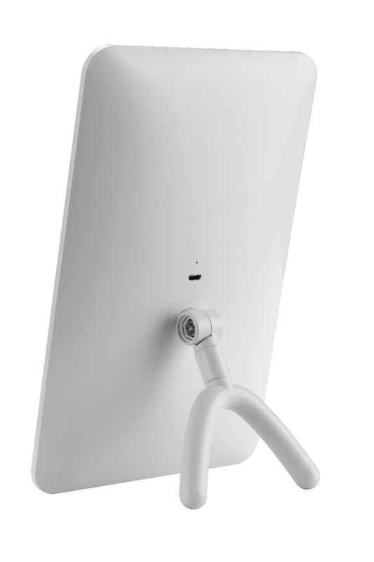 Platinet PMLY6W Cosmetic Mirror - With LED Lighting - Make Up - With Adjustable Stand