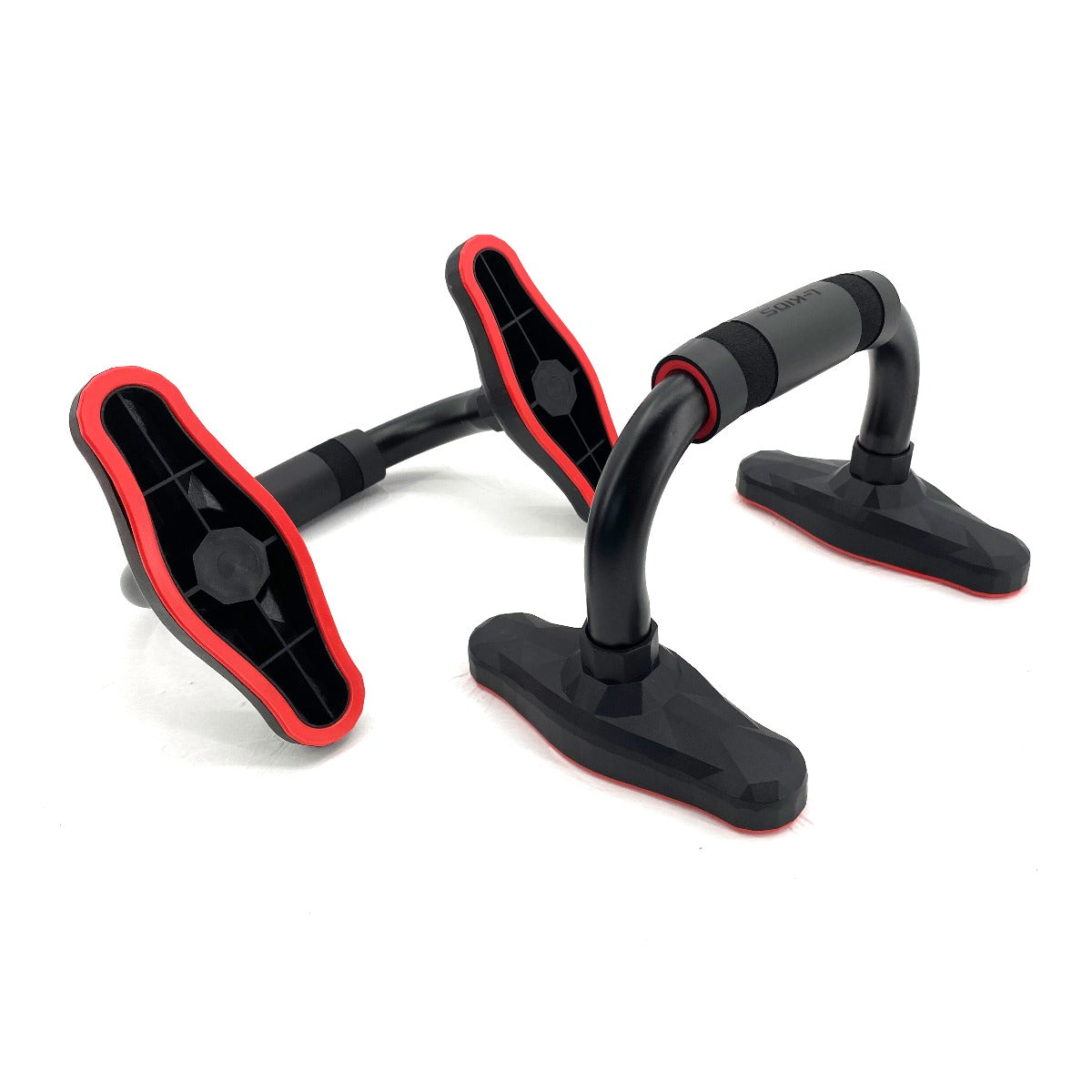 FDW AS8107 Push-up bars - Push up bars - Strength training - Black/Red