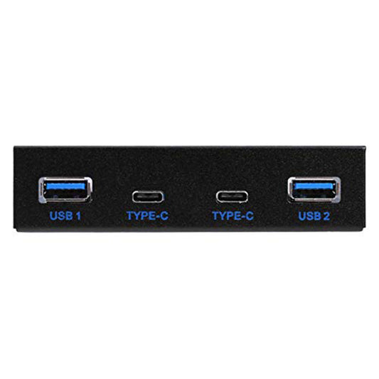 NÖRDIC - RAM-100 - 3.5" Floppy frontpaneel - 2xUSB-C - 5Gbps - 2xUSB3.0 20pin contact
