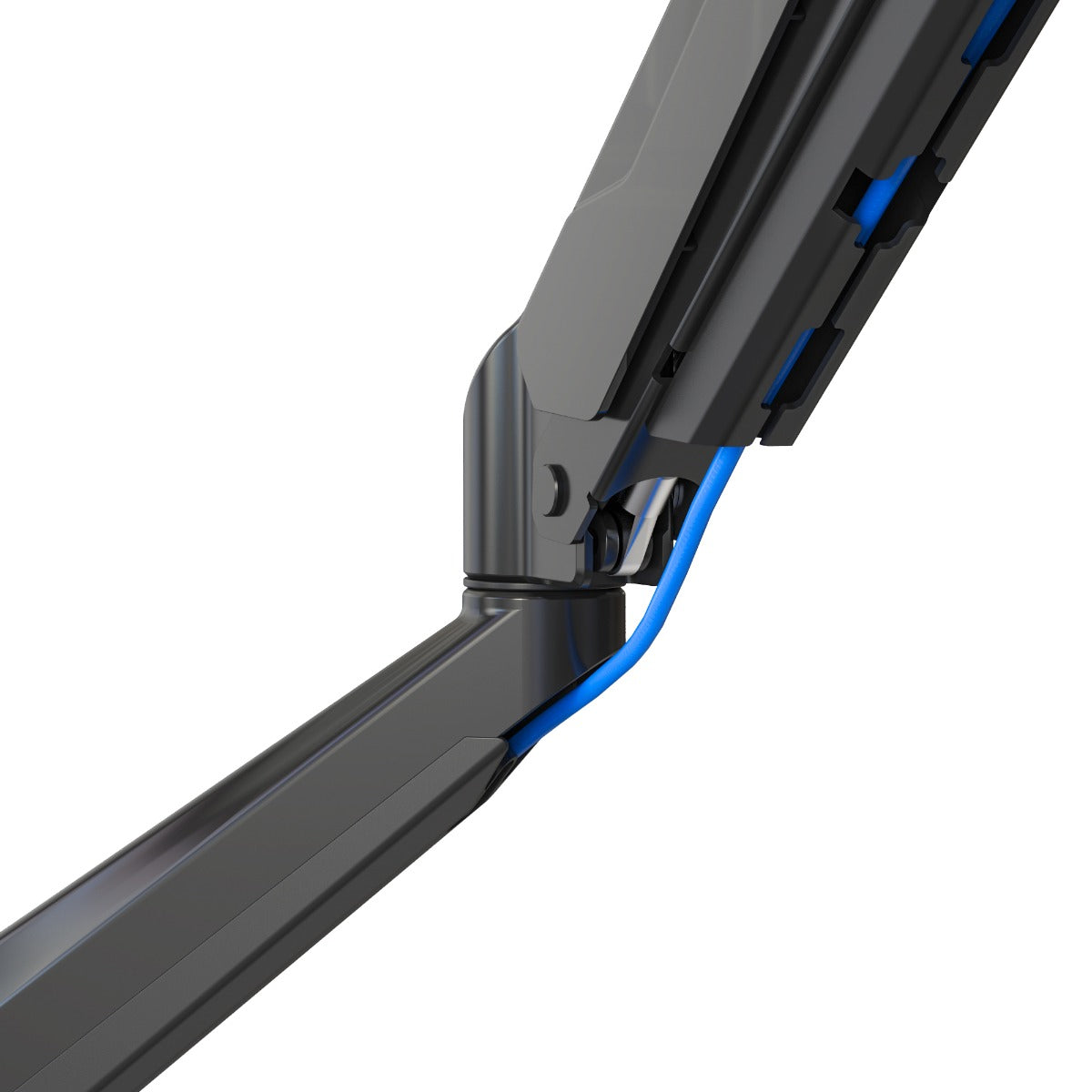 ROCKSTABLE RS-MM010B Monitor arm - Voor 1 scherm - Draai- en kantelbaar - USB 3.0 poort - Microfooningang en audio-uitgang - 13-32" inch - Zwart