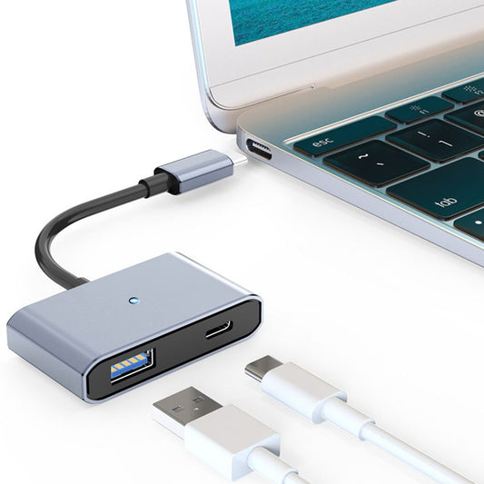 NÖRDIC USBC-HUB19 USB-C to USB-A 3.0 OTG Adapter - 5V 3A - 5Gbps - Power Delivery