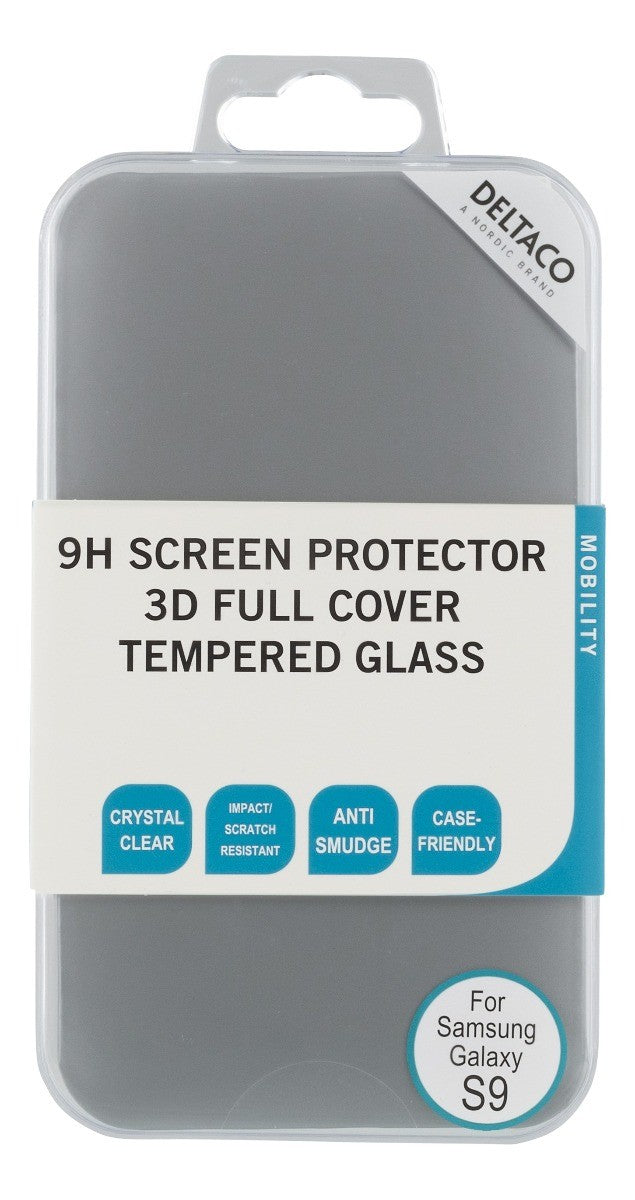 STREETZ S9-100 Transparante screenprotector voor Samsung Galaxy S9 - Gehard glas - 9H hardheid