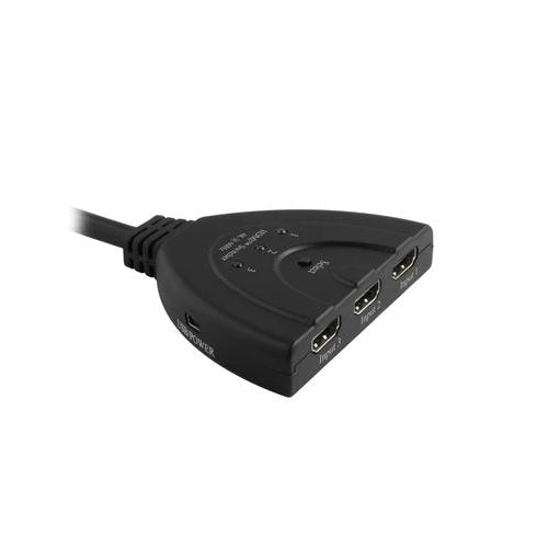 NÖRDIC SGM-115 HDMI Pigtail Switch 3 naar 1 - 4Kx2K 60Hz - Zwart