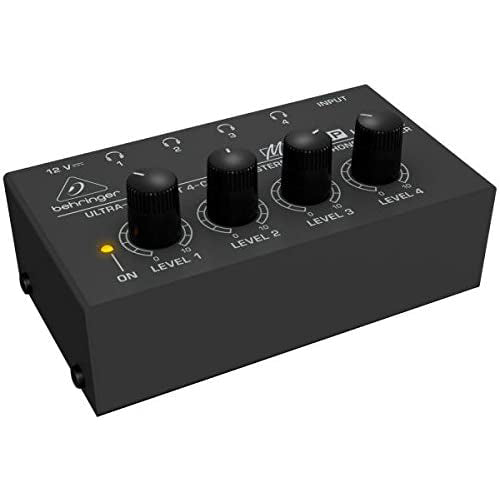 NÖRDIC SGM-204 MICROAMP HA400 Audio versterker - Voor koptelefoon - 4 Kanaals - Zwart