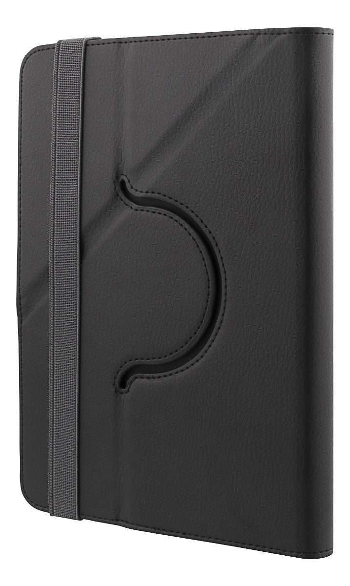 DELTACO TPF-1224, Universal tablet cover, 7/8", integrated stand, 360 degree rotatable, Black