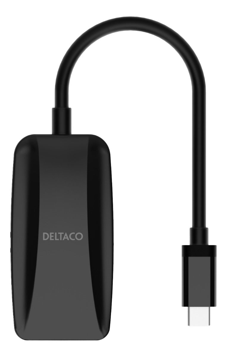 Deltaco USBC-DP8K USB-C naar DisplayPort adapter - 8K 30Hz - Zwart