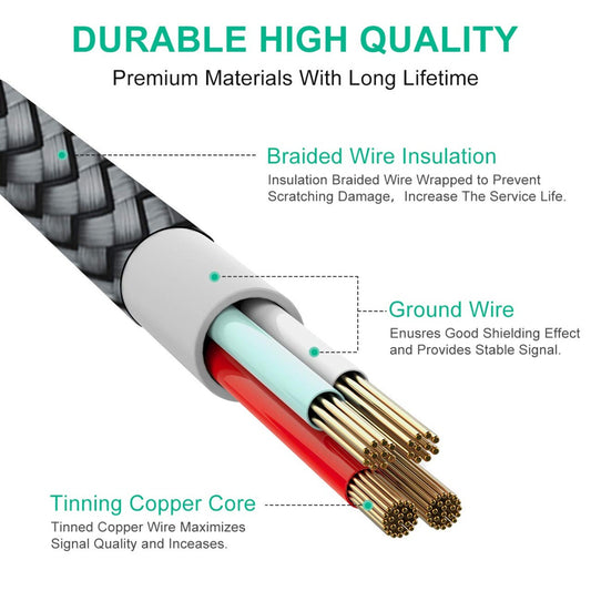 NÖRDIC USBC-N1362 USB-C naar USB-A kabel - USB3.2 Gen1 - 3A 5Gbps- PD 60W - 1m - Zwart