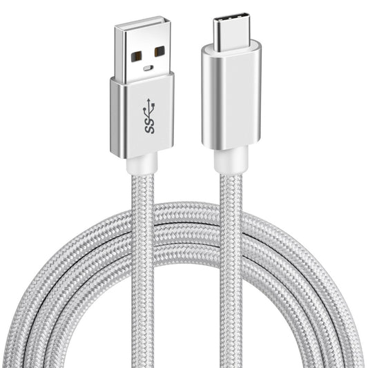 NÖRDIC USBC-N1092 USB-C to USB-A cable - USB3.1 Gen1 - 1m - White