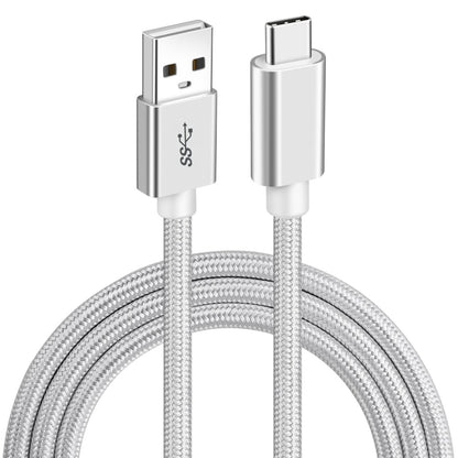 NÖRDIC USBC-N1093 USB-C naar USB-A kabel - USB3.1 Gen1 - 1.5m - Wit