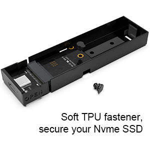 NÖRDIC M.2 SSD enclosure - USB-C and USB-A - For NVMe and SATA SSD - Suitable for Smartphone, PC &amp; Tablet