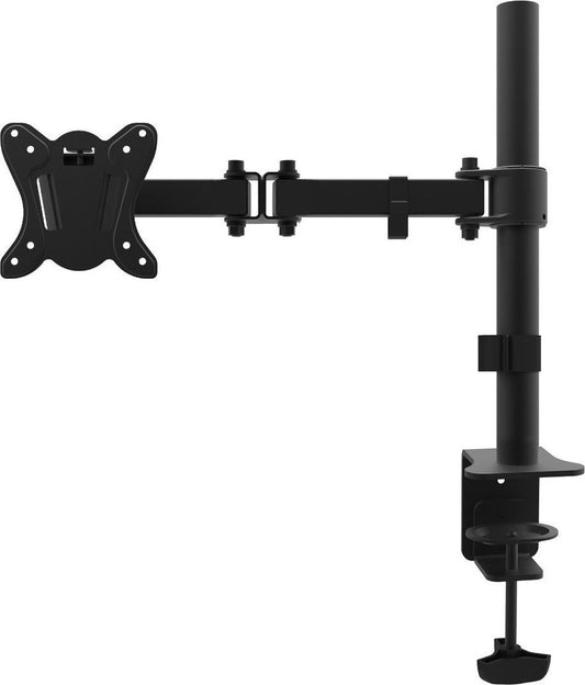 Platinet Omega OUPC012S Single monitor arm for desks and tables, full motion for 13 to 27 inch screens, Vesa standard, black