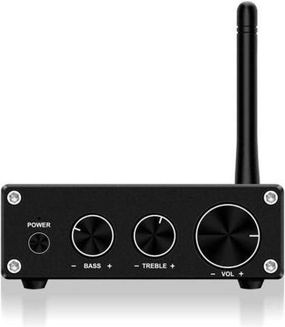 NÖRDIC SGM-127 Versterker 2x50W met Bluetooth 5.0, Zwart