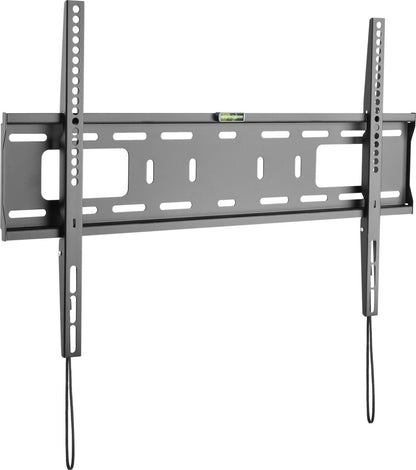 Deltaco ARM-1151, Universal Wall Mount, monitor or TV, monitor mount, 37 to 70 inch, max. 50kg, fixed bracket connection, with spirit level - black