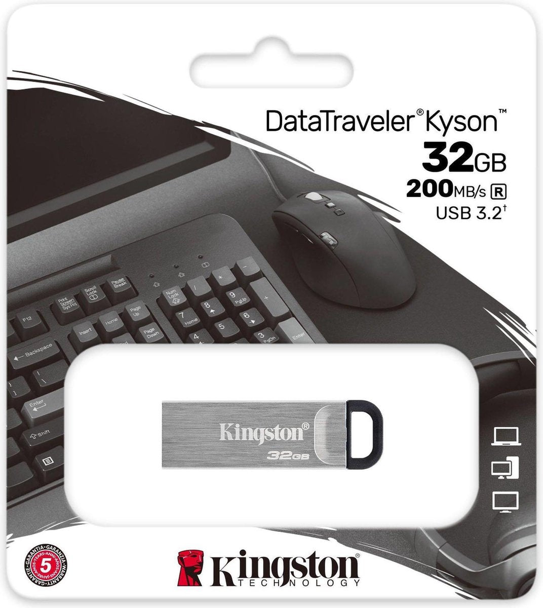 Kingston KING-3329 DataTraveler Kyson - USB 3.2 Gen 1 - USB stick - 32GB