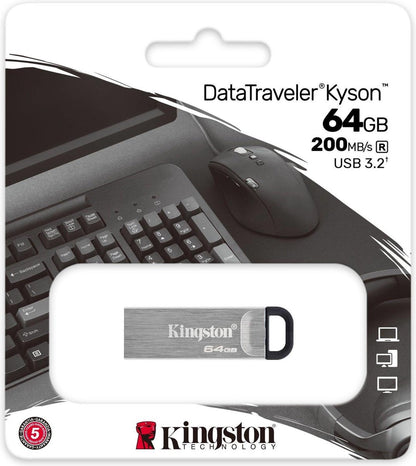 Kingston KING-3330 DataTraveler Kyson - USB 3.2 Gen 1 - USB stick - 64GB