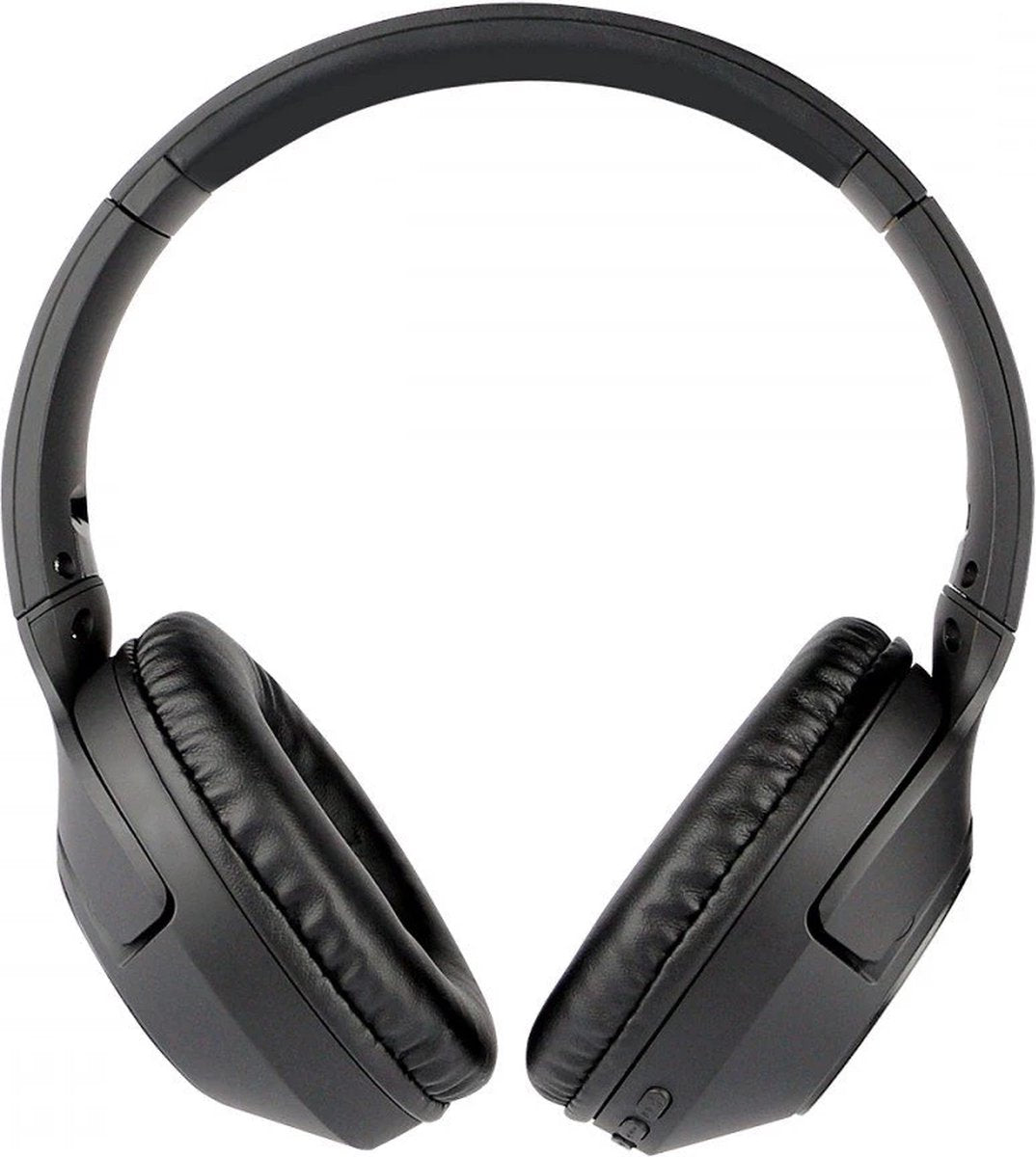Fontastic - 262661 - Wireless Headphones With Microphone - Volume Control - Compact Design - Black