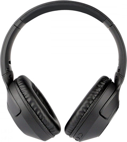 Fontastic - 262661 - Wireless Headphones With Microphone - Volume Control - Compact Design - Black