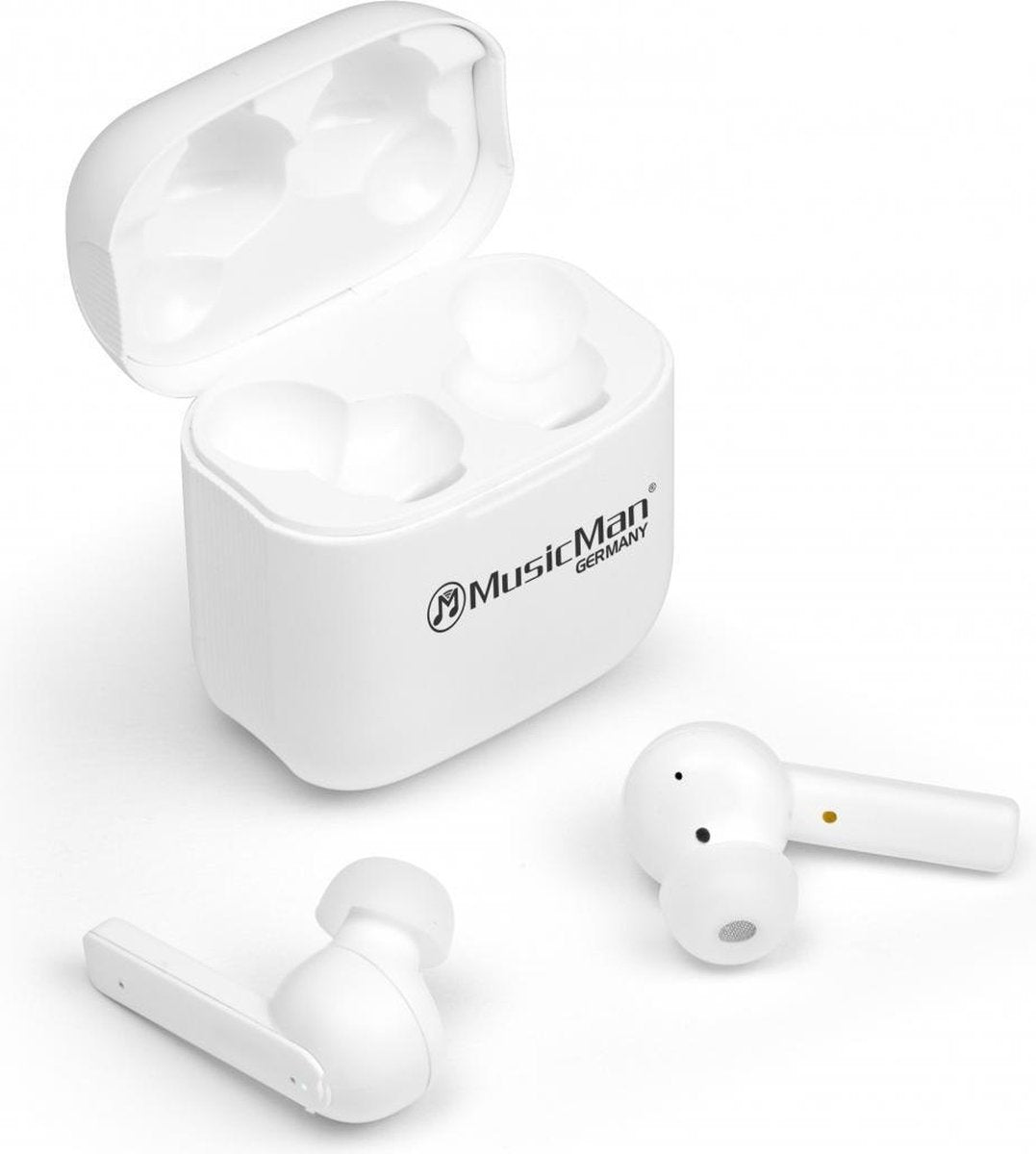 MusicMan BT-X52 Bluetooth In Ear Earphones - White