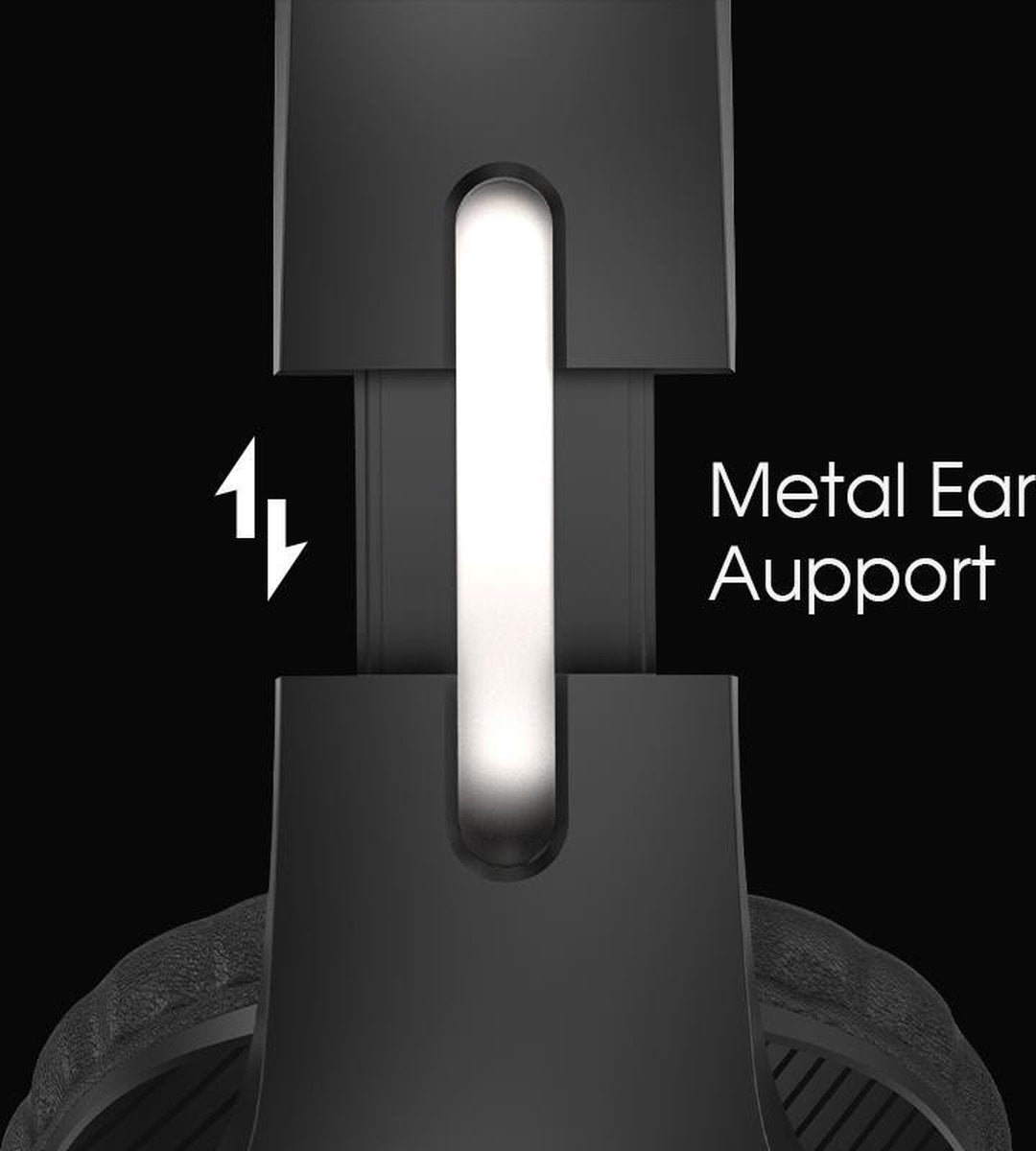 EasySMX VG-C025 Over-ear gaming headset met microfoon - Draadloos - Zwart