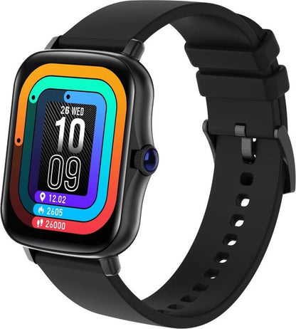 Fontastic 260322 Smartwatch/Sportwatch - App Geschikt voor iOS en Android - IP67 - Zwart