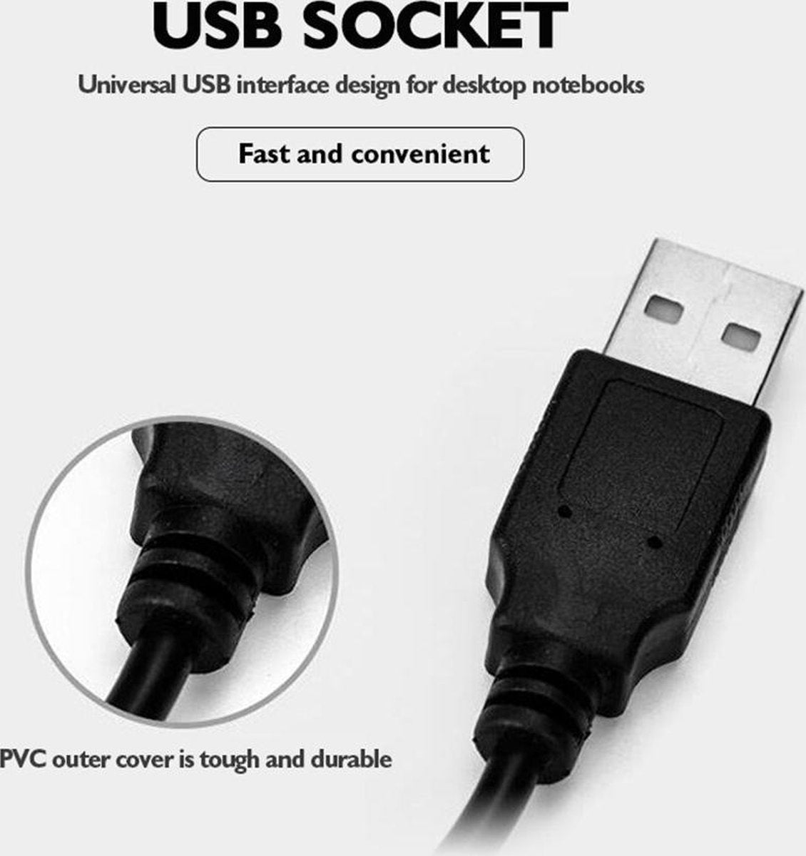 NUOXI EC-C100, Mini camera, USB webcam with microphone for PC, laptop, Web camera HD 480p, black/gray