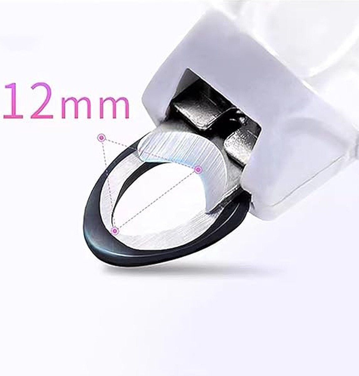 Huisdier nagelknipper - LED lampje - Opvangbakje - Honden nagelknipper - Veilig Knippen - RVS - Wit