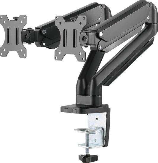 Deltaco ARM-0351 flat panel bureau steun 81,3 cm (32") Klem/doorvoer Zwart