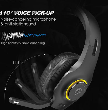 EasySMX VG-C025 Over-ear gaming headset met microfoon - Draadloos - Zwart