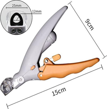 Huisdier nagelknipper - LED lampje - Opvangbakje - Honden nagelknipper - Veilig Knippen - RVS - Wit