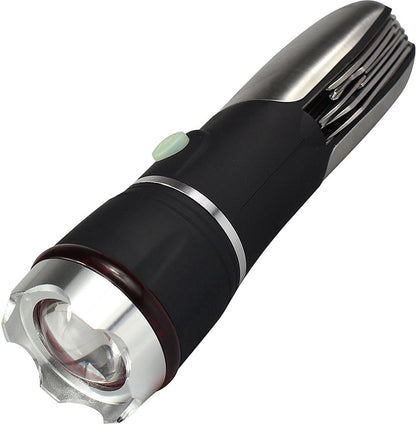 Platinet PAFMT 2-in-1 LED zaklamp, Aluminum zaklamp en multitool zwart