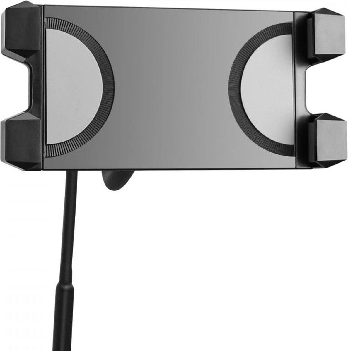 Fontastic 262500 Universal Floor Stand for Tablet - Gooseneck - Height Adjustable - 360° Rotatable - 4.7 -12.9" - Black
