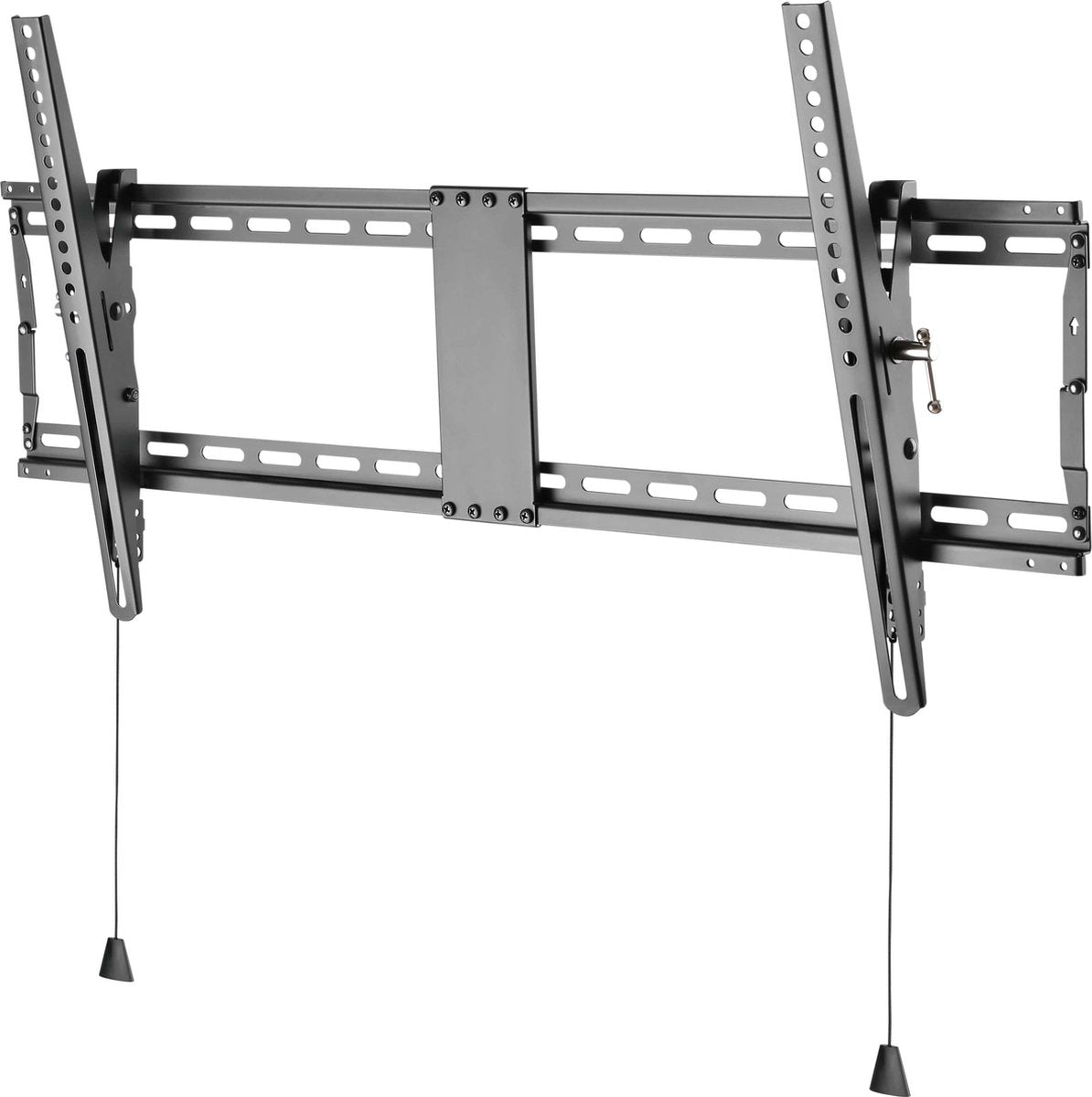 DELTACO OFFICE ARM-0205, Tiltable TV bracket, foldable, 43"- 90 inch, max. 70 kg, black
