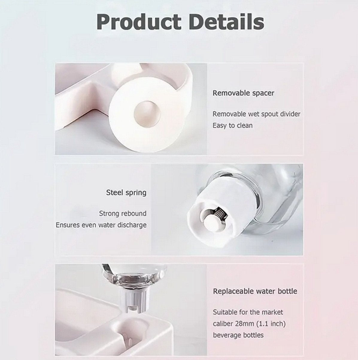 Voerbak en waterbak hond of kat | automatisch water vullend | Huisdier combinatie voer- en water bak