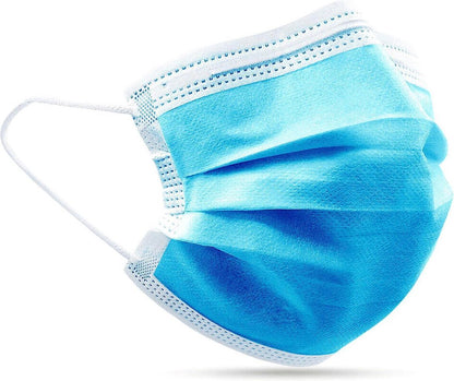 PLATINET FSM05 3-layer disposable mouth mask / face mask non-medical 10 pieces Blue