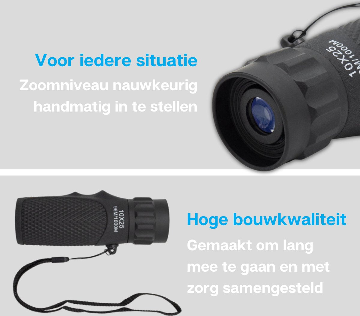 Technaxx TX-176 Germany Monocular Monocular 10x25 - 10x magnification - Including bag, carrying strap and cleaning cloth