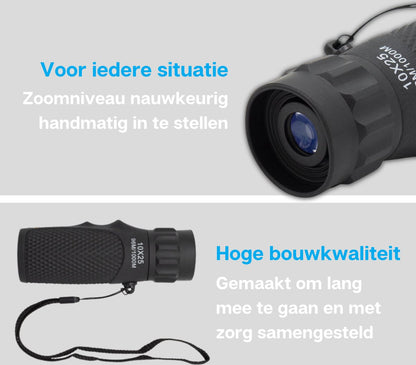 Technaxx TX-176 Germany Monocular Monocular 10x25 - 10x magnification - Including bag, carrying strap and cleaning cloth