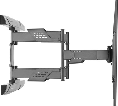 DELTACO OFFICE ARM-0258, Vrij Kantelbaar, draaibaar, Ultraslanke TV Beugel, 32"- 70 inch, max. 45 kg, zwart