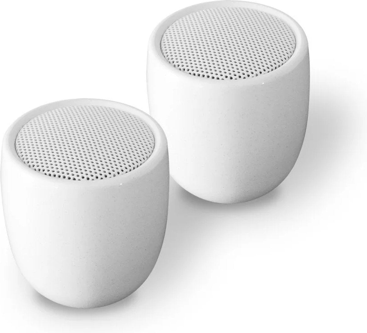 Fontastic Wireless Speakers - 5x5 cm - 2 X 5Watt - Bluetooth - Suitable for Smartphone and Tablet - Portable - White