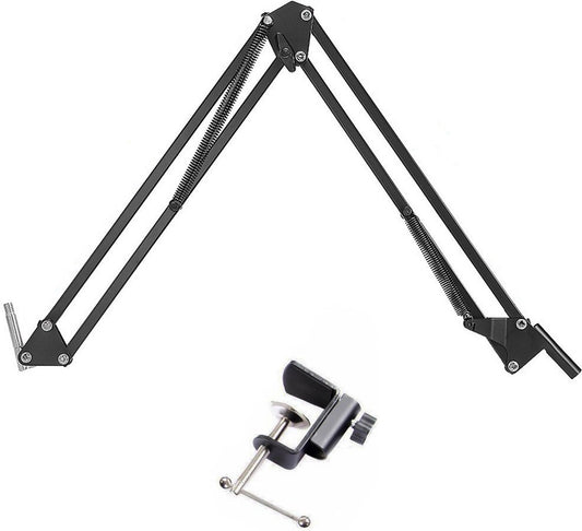 Platinet VARR Gaming VGMDAS - universele microfoon arm en standaard - bureauklem - zwart