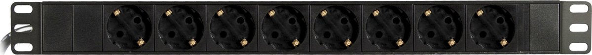 Deltaco GT-8529 power distribution 1U Black 9 AC output(s)