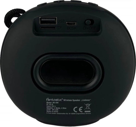 Fontastic 260520 Bluetooth Lautsprecher - TWS-fähig - TF-Kartensteckplatz - Schwarz