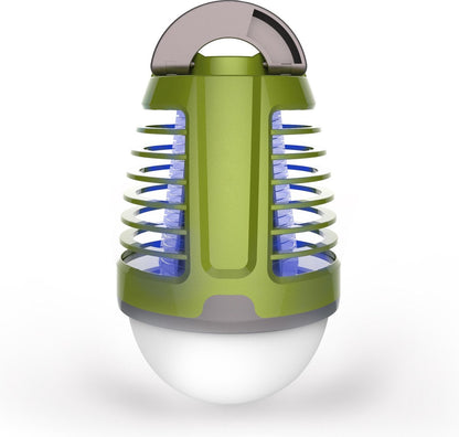 PLATINET PMKL6500 Muggenlamp en LED lantaarn - 6500K - IP44 - Groen-wit